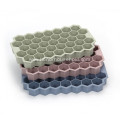 Silicone honeycomb ice grid hole ice mold